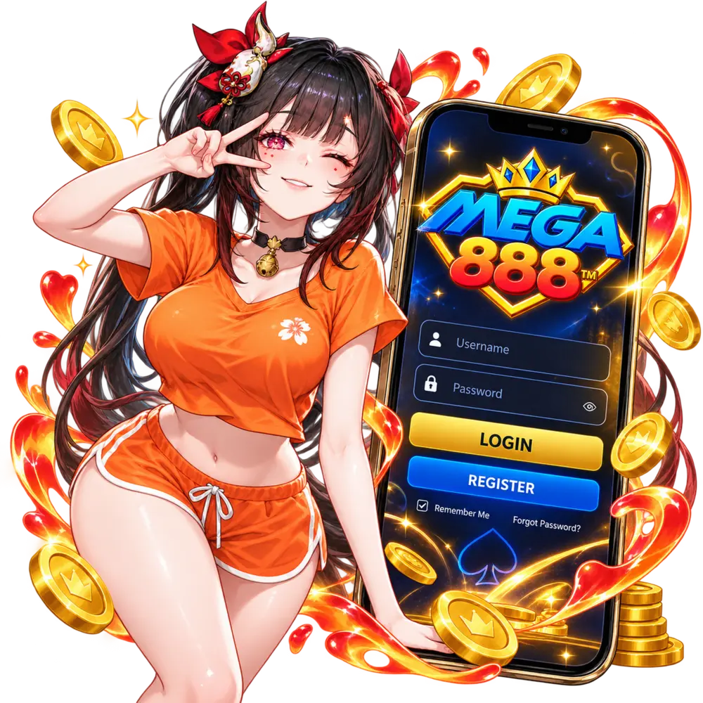 MEGA888 login screen
